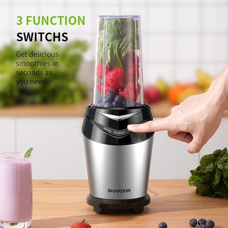 High Quality 800W Electric Mixer Hand Juicer BPA-Free Personal Portable Blender