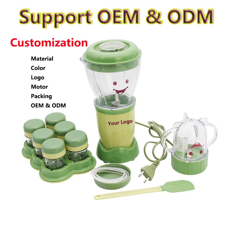 Custom Logo Factory Sales Multifunctional Portable Baby Food Maker Baby Food Blender Mixer