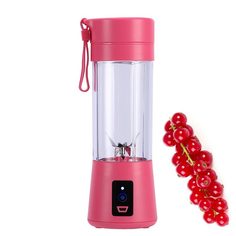 First Piece Special Price plastic kitchen hand multi function rechargeable coffee blender 380ml juice mixer drink shaker bottle