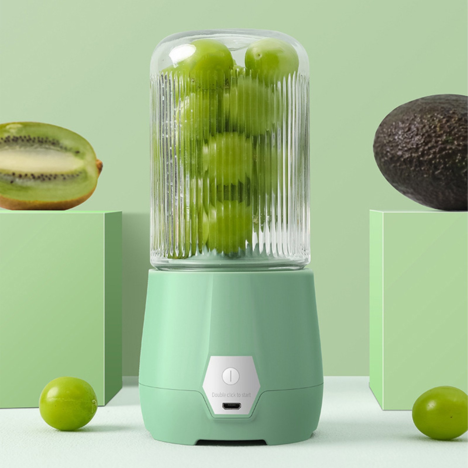 Rechargeable Usb Mini Juice Blender Portable Battery Powered Fruit Juicer Mixer Fresh