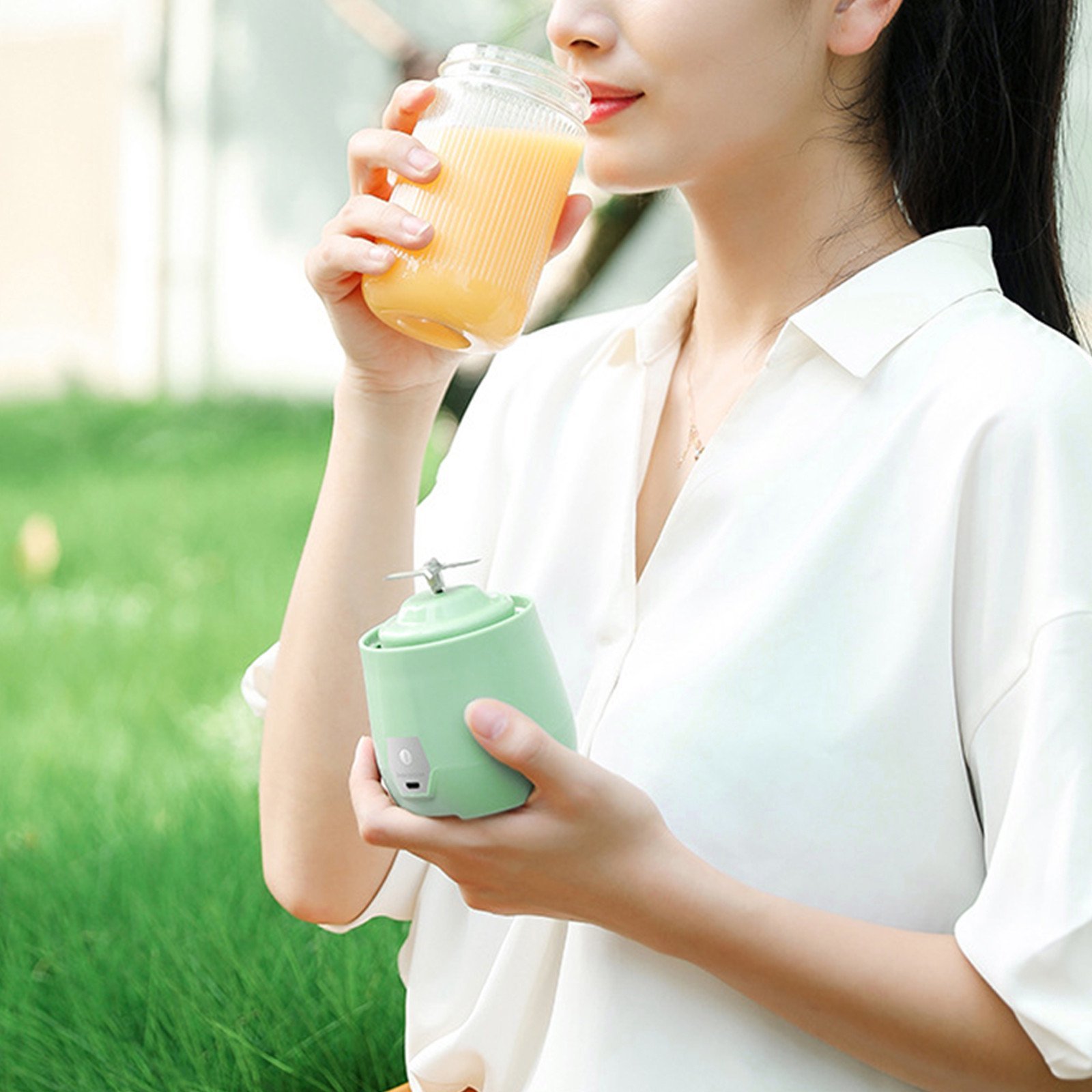 Rechargeable Usb Mini Juice Blender Portable Battery Powered Fruit Juicer Mixer Fresh