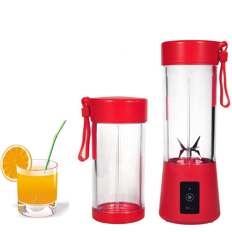 Type c Recharge Portable Usb blender 400ML electric citrus juicer mixing cup travel blender