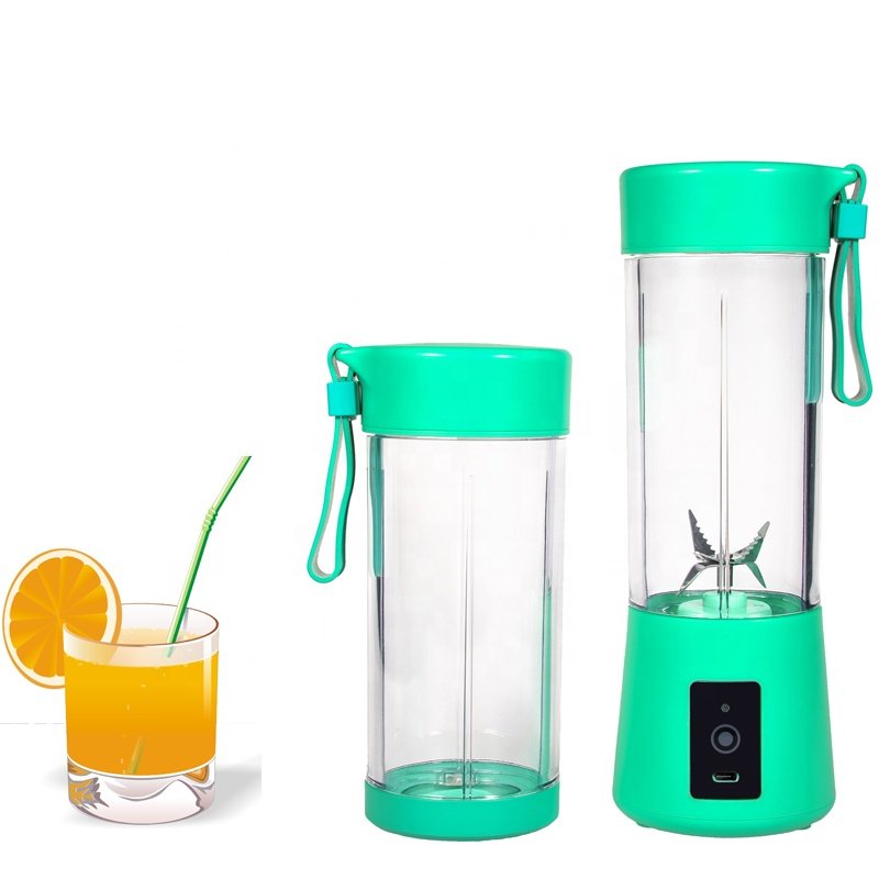 Type c Recharge Portable Usb blender 400ML electric citrus juicer mixing cup travel blender