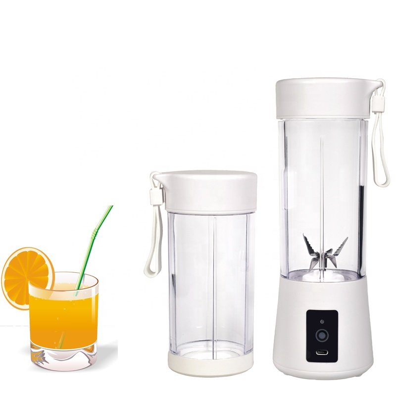 Type c Recharge Portable Usb blender 400ML electric citrus juicer mixing cup travel blender