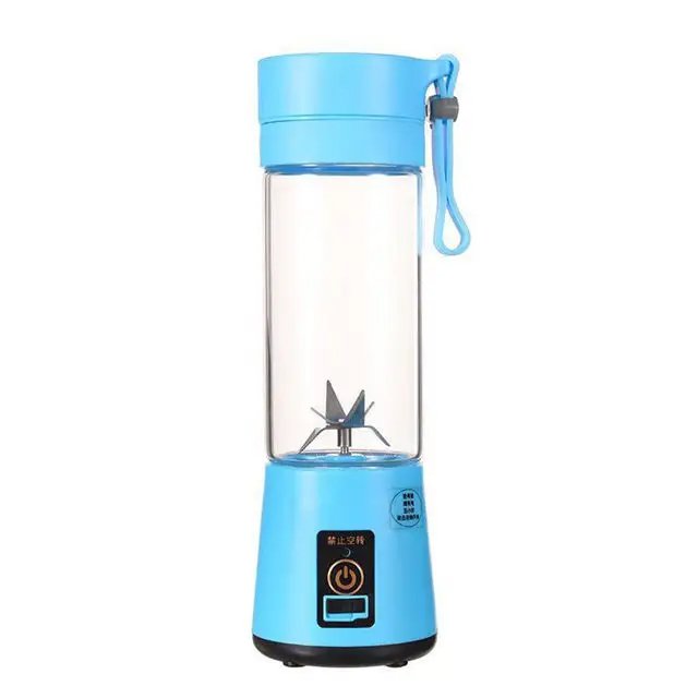 2023 Personal Electric Mini Ice Bottle Blender Home Usb 6 Blades Juicer Cup Machine Portable Fruit Juice Blenders Plastic