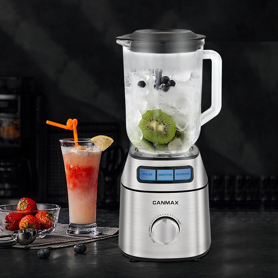 Stainless Steel Blade 600W Powerful 1.5l Glass Electric smoothy maker blenders