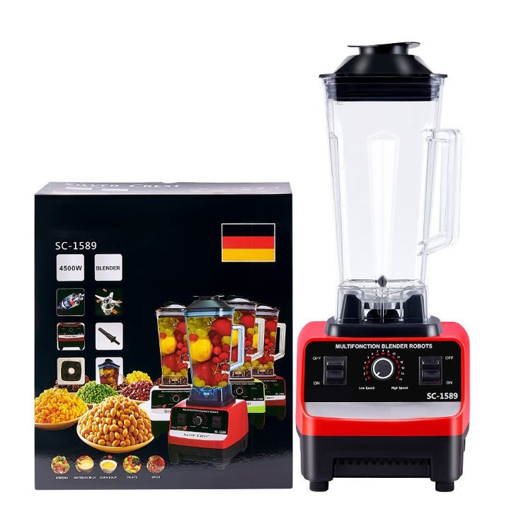 Wholesale portable 2L 4500W 2 in 1 Big Power multi function Blender With 2 Cups Juicer Blender Machine Mixer Ice Blender Machine