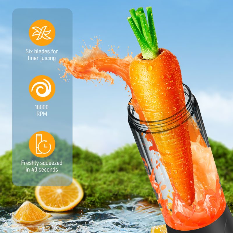 Bway Creative New Products Mini Portable Juice Blenders Cup Electric Fruit Stirrer Charging Juicing Extractor Machine Juicer