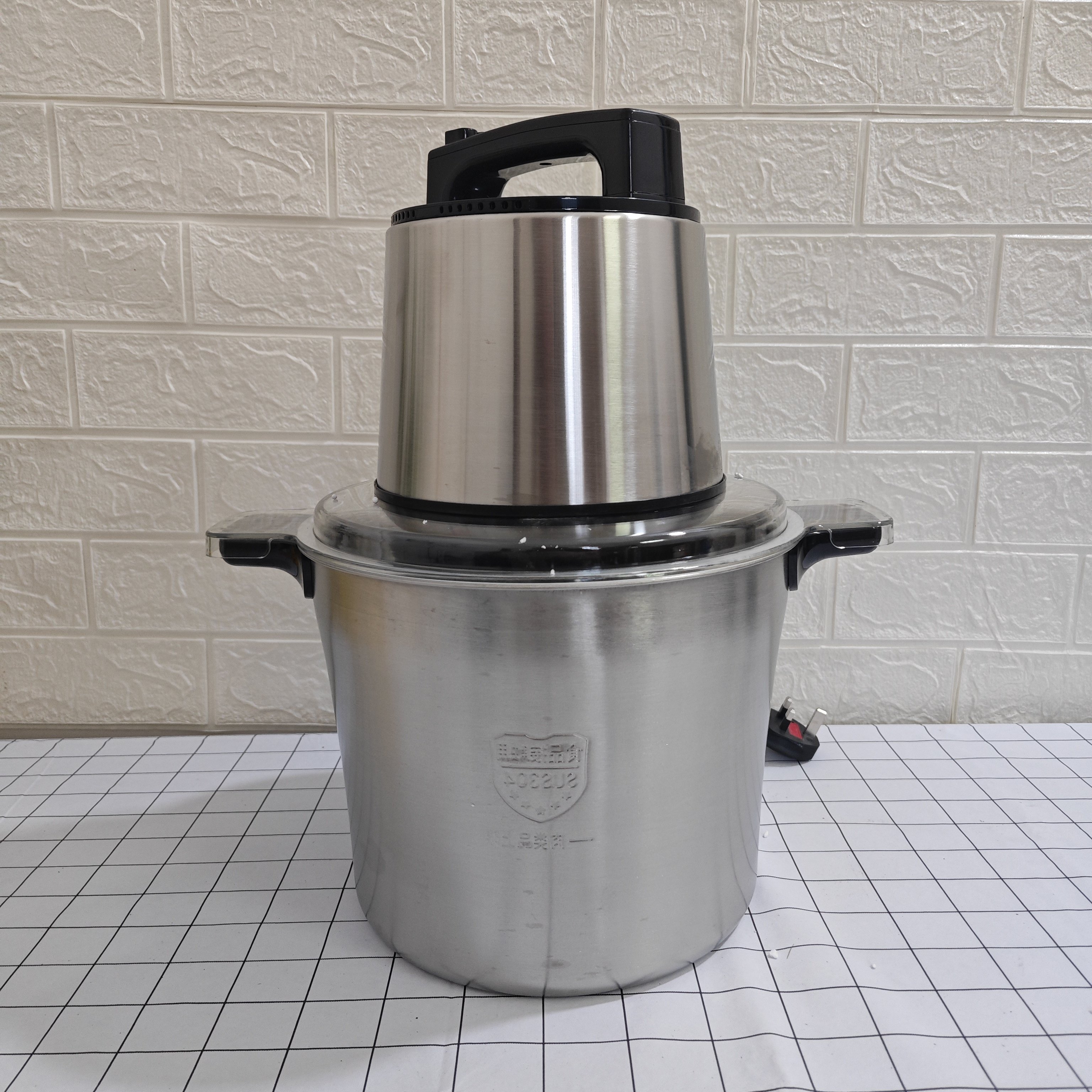 Yam Pounder Machine 8L 10L 12L 15L Meat Chopper Fufu Pounding Blender stainless steel Multifunction Electric Meat Grinder
