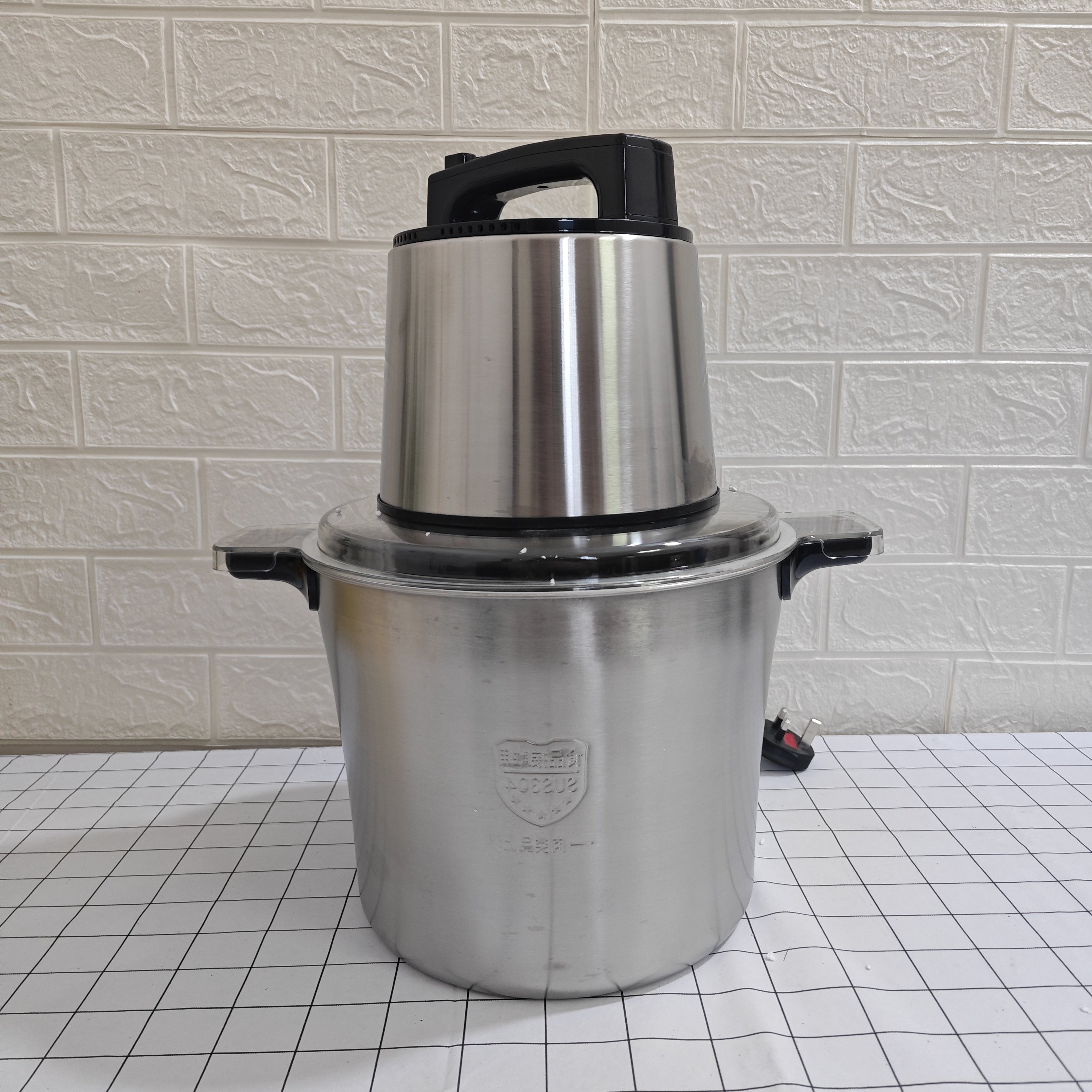 Yam Pounder Machine 8L 10L 12L 15L Meat Chopper Fufu Pounding Blender stainless steel Multifunction Electric Meat Grinder