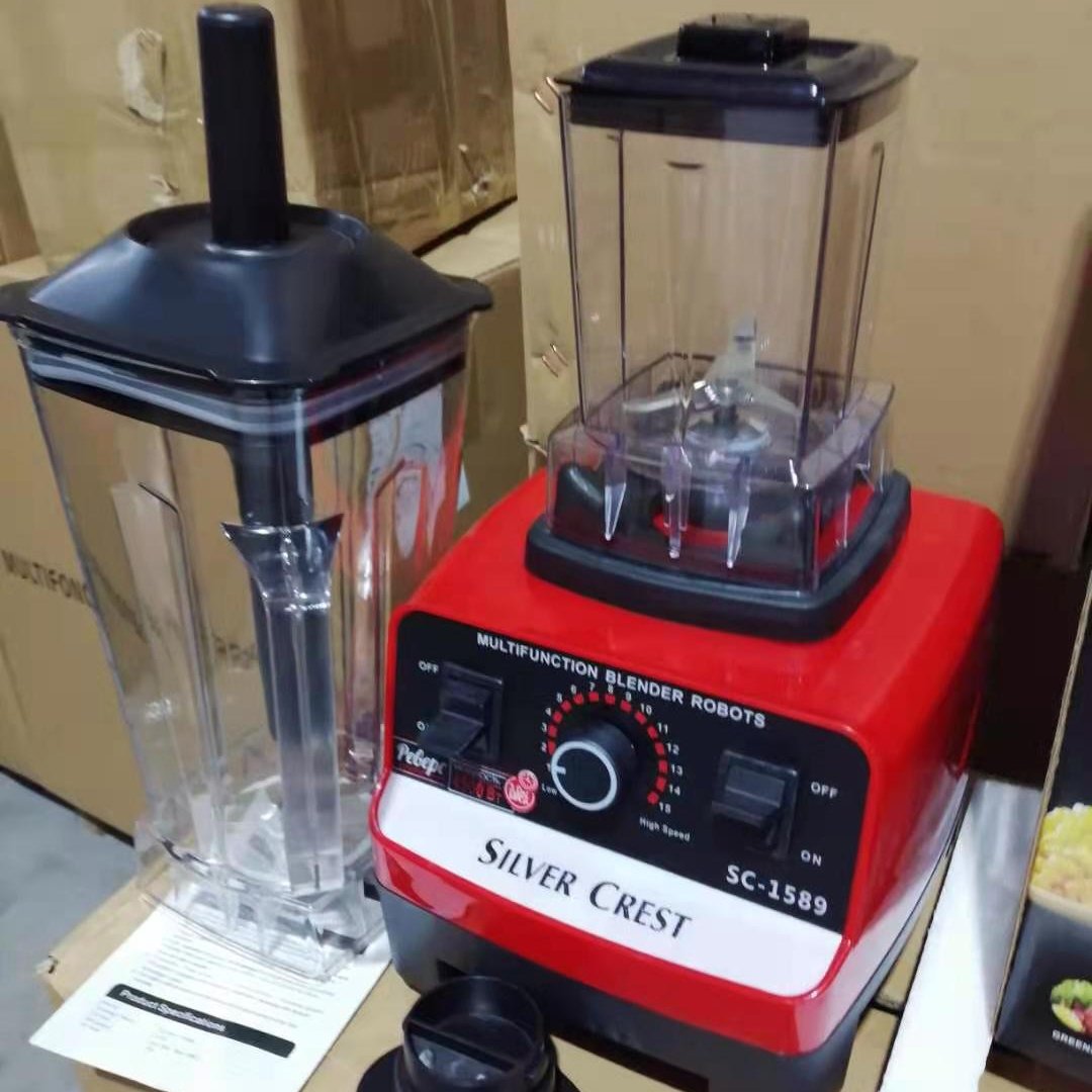 2 in 1 4500w Kitchen Appliances Heavy Duty Commercial Mixer Smoothie Juicer Food Processor Silver Crest Blender Electric 12 4500