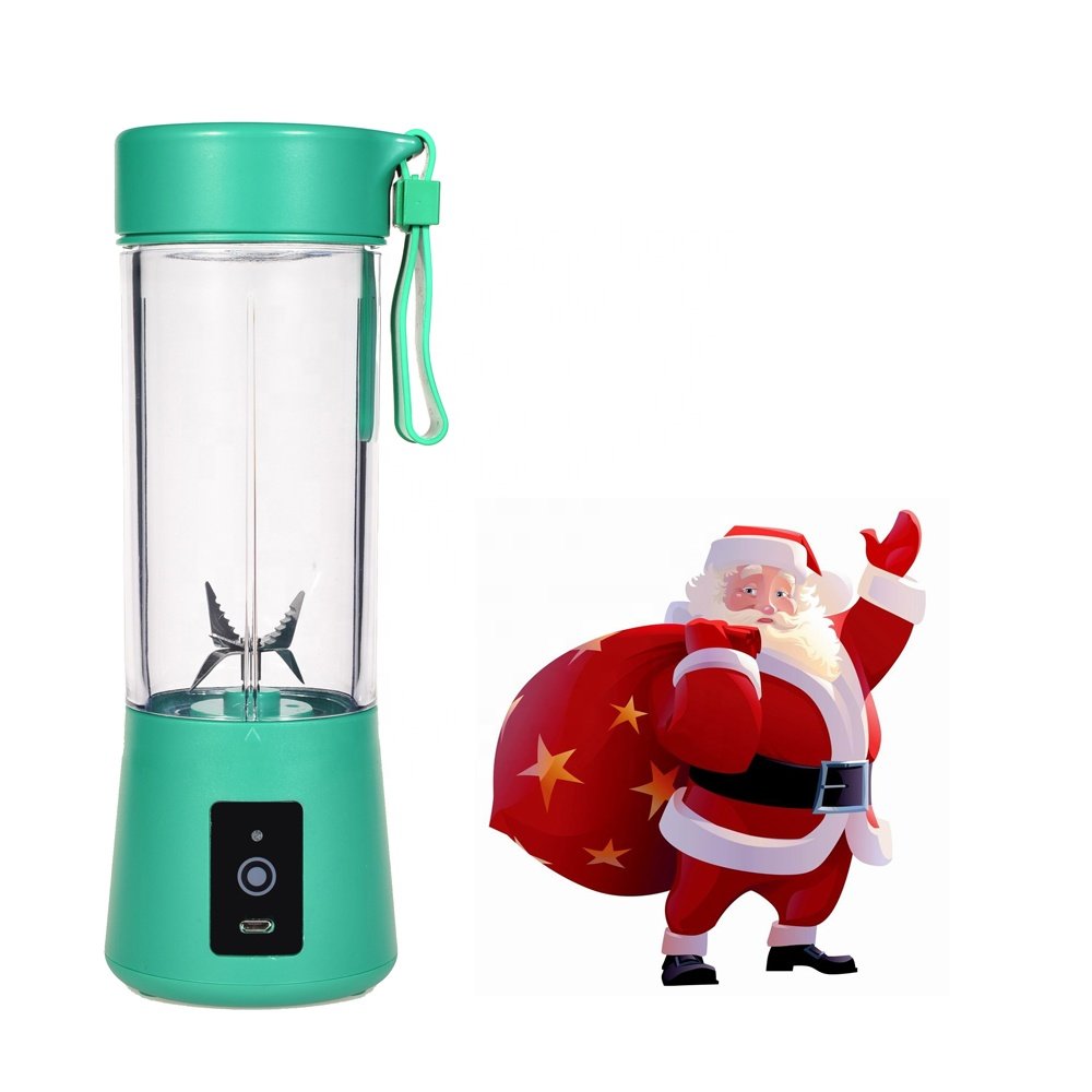 First Piece Special Price Christmas gift 150w cold press slow fruit juicers BPA free 400ml travel portable 6 blades blender