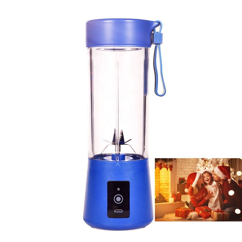 First Piece Special Price Christmas gift 150w cold press slow fruit juicers BPA free 400ml travel portable 6 blades blender