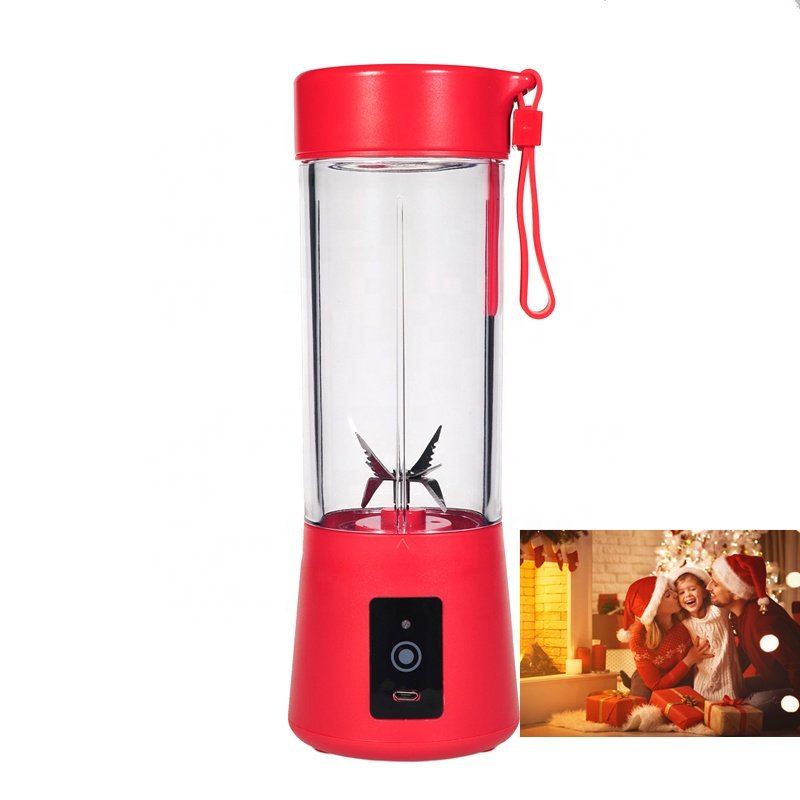 First Piece Special Price Christmas gift 150w cold press slow fruit juicers BPA free 400ml travel portable 6 blades blender