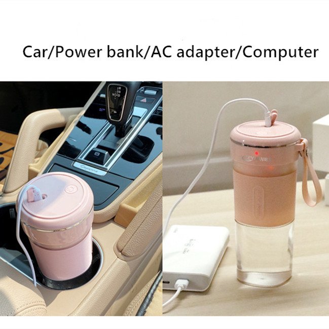 Orange smoothie smart mini portable blander small personal blender for shakes