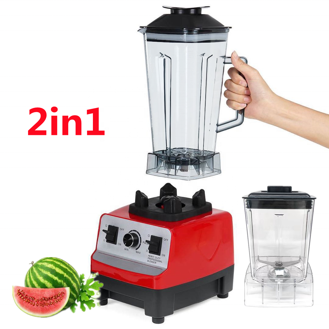2 in 1 multi-function electric blender 5500W High quality High speed Commercial juicer blender Ice Smoothie Makers