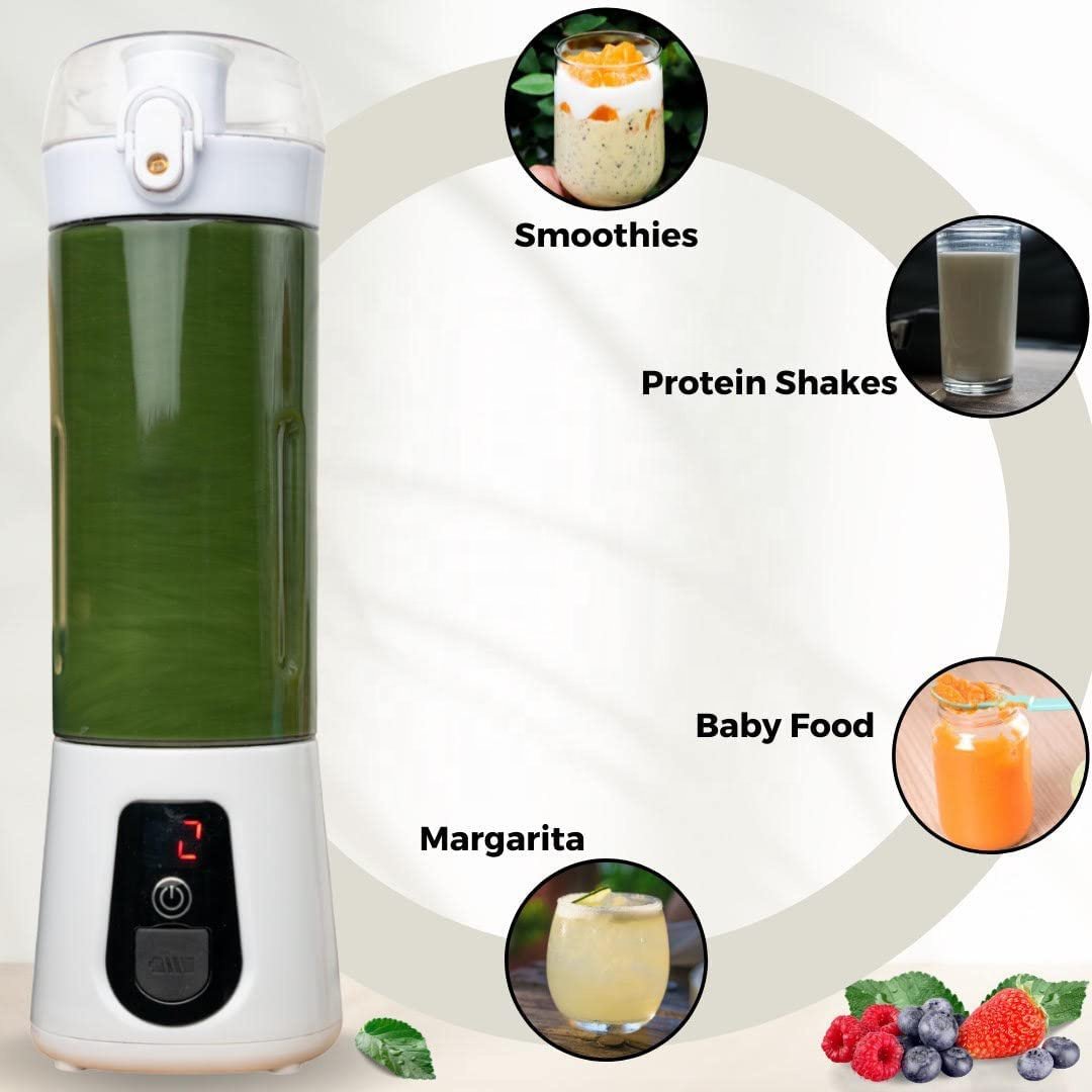 Rechargeable Custom Mini Personal Portable smoothie Blender Home usb Fruit juicer Blender Cup With Bounce Cover