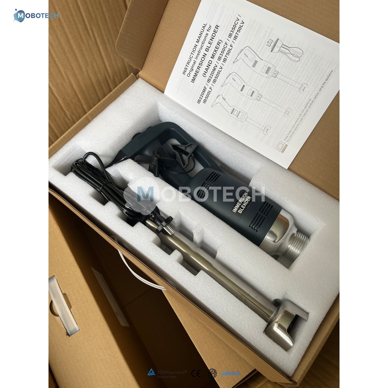 Electric commercial immersion blender hand stick blender mixer cuisine immersion blender