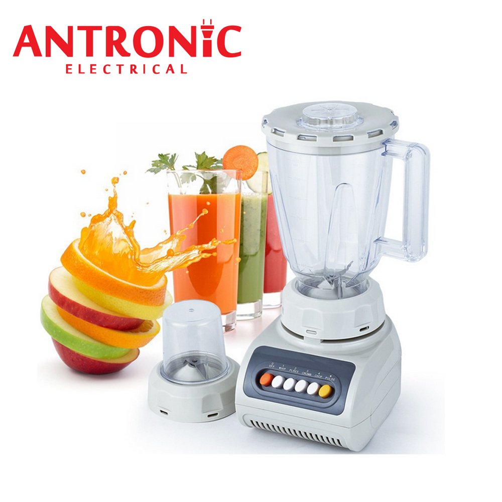 Portable 2 in 1 Blender Plastic Blender Blender with Grinder Plastic or Glass Jar
