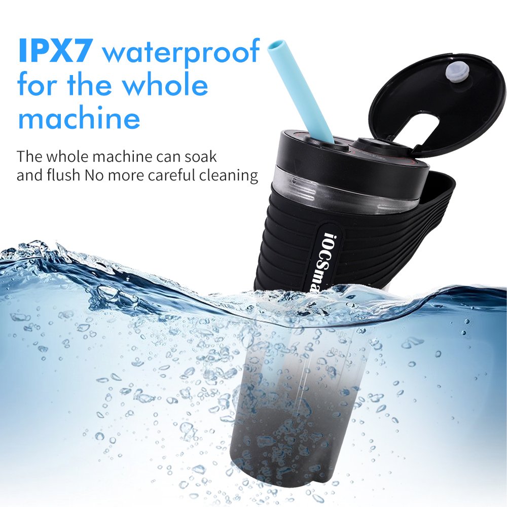 Ligkevan Waterproof High Power USB Rechargeable Blender for Smoothies Shakes Personal Use Mini Juicer Cup Portable Blender