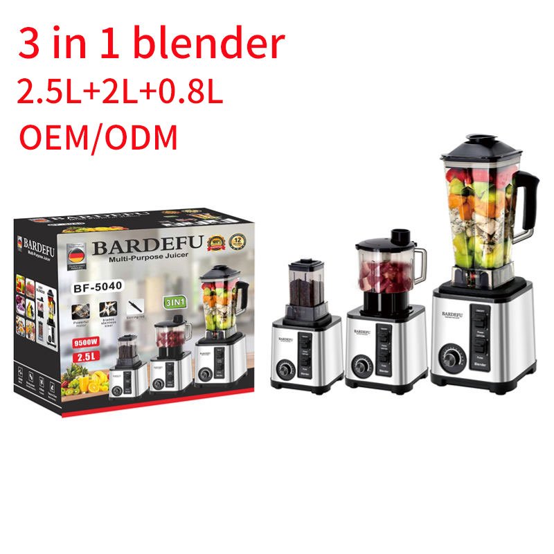 Multifunction Electric Food Powder Grinder Soybean Milk Maker Juicer Machine Stainless Steel Fresh Juice Blender with Chopper