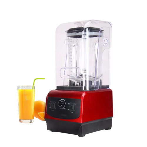2L Heavy Duty Commercial Ice Crusher 9545 Pure Copper Industrial Silent Juicer Smoothie Blender Machine With Sound Cover E