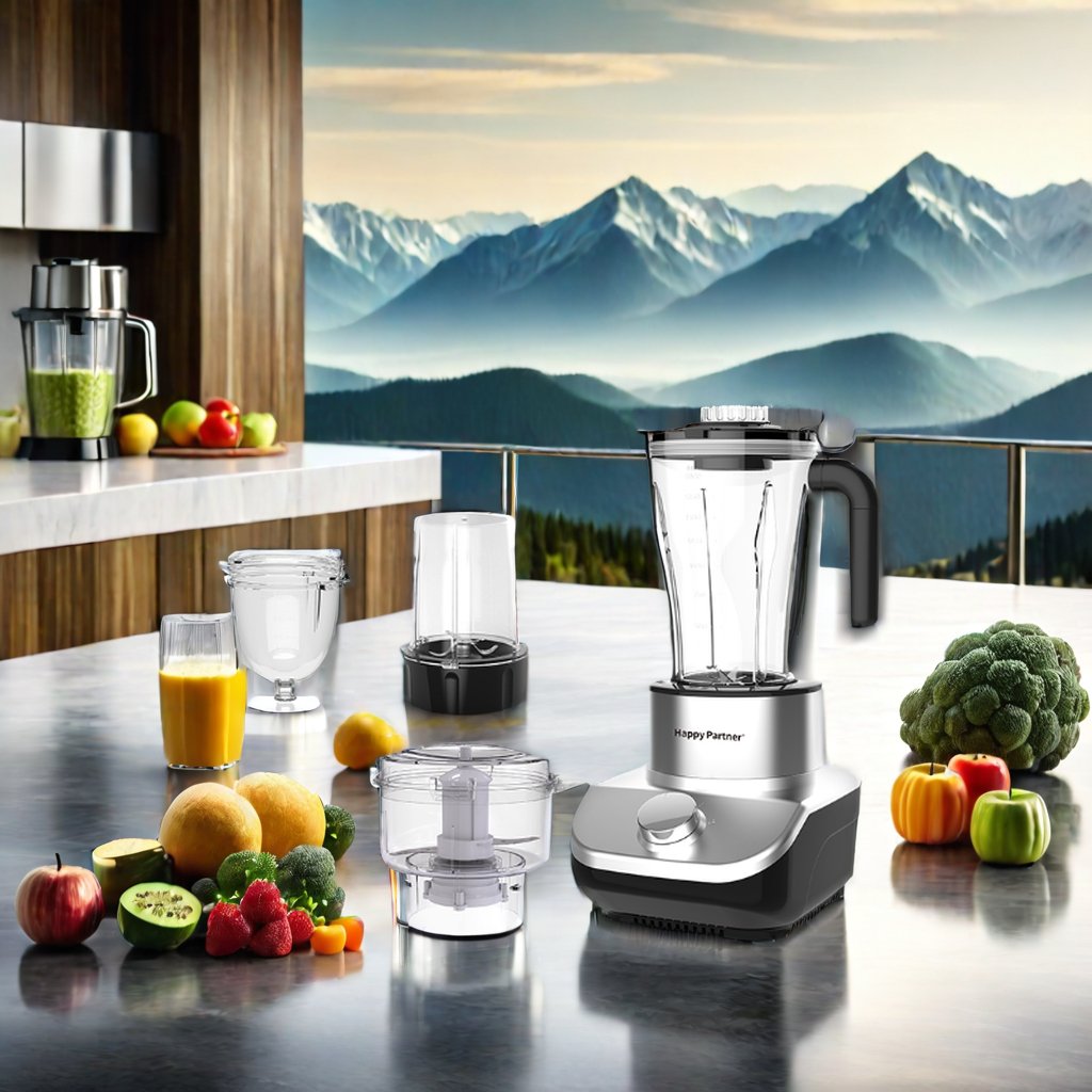Happy Partner Electric 6 in1 fruit juice blenders and juicers smoothie Variable Speed Multi-Purpose Machine
