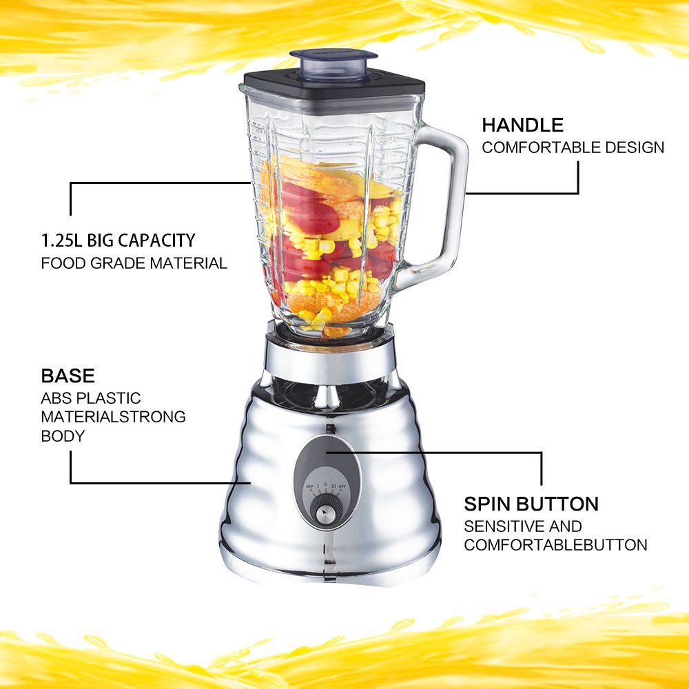 outai best product 304 Stainless steel blade non slipping rubber feet Home Appliance blender 4655 ice crasher blender