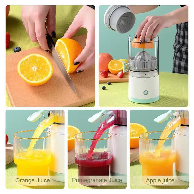 Customized Package Fresh Electric Juicer Portable Juicer Cup Rechargeable Blender Cup Juicer Extractor Machine