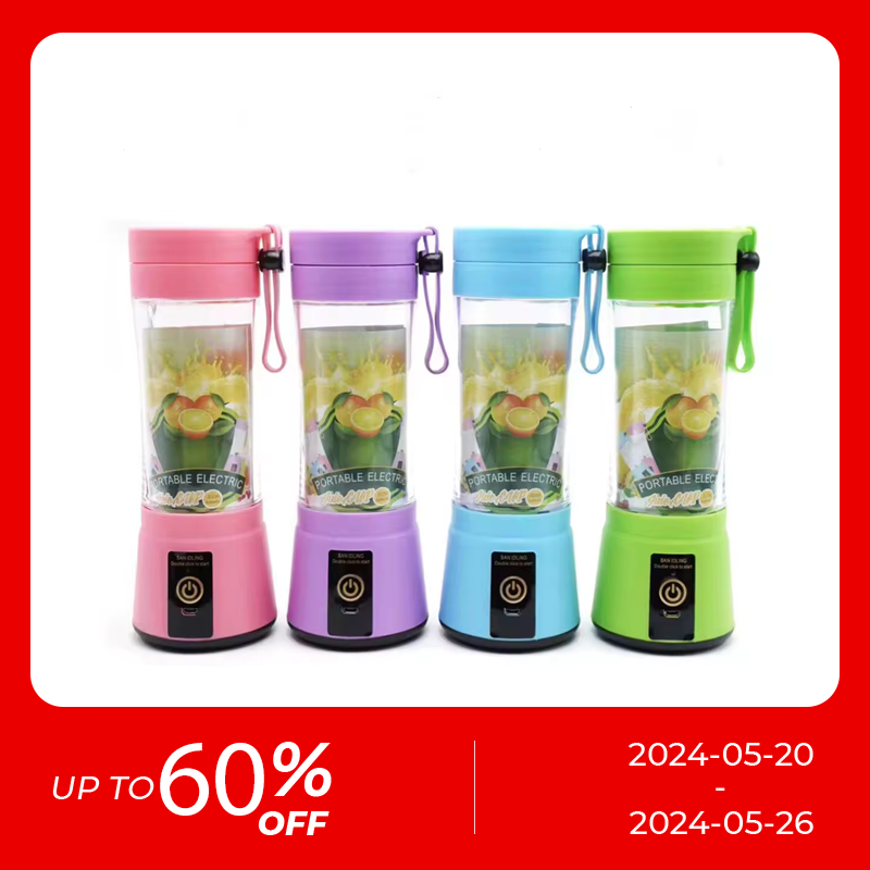 New 380ml Industrial Juicer Machine Usb Household Brender Juicer 50W Blender Portable Fresh Juicer Blender Car 50 Battery OEM