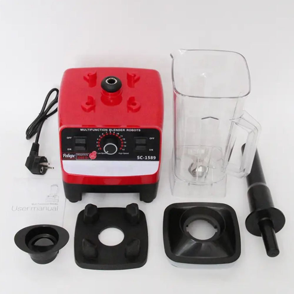 Factory supply silver crest blender machine 4500W smoothies commercial blenders with dry grinding cup mixer