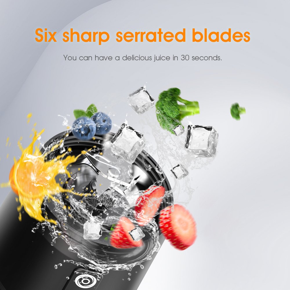 New 700ml portable clockwise and anti clockwise blending mixer blender