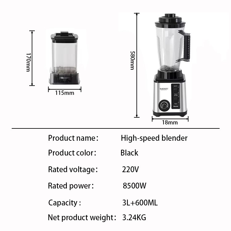 Factory Price Quality Mixer Fresh Fruit and Vegetable Juice Machine Stainless Steel Blender