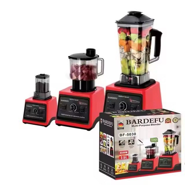 WONDERFUL multifunctional 3L blender juicer food processor blender 3 in 1 smoothie blender machine heavy duty commercial 8000w