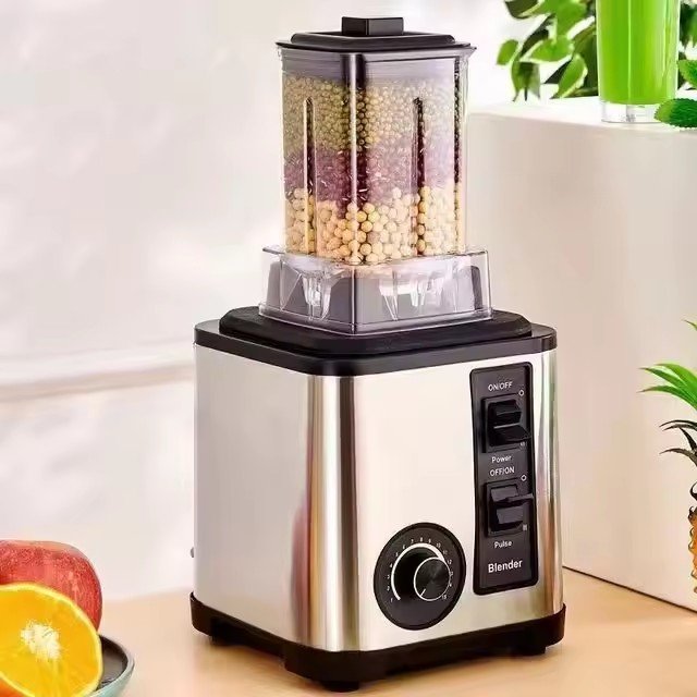 WONDERFUL multifunctional 3L blender juicer food processor blender 3 in 1 smoothie blender machine heavy duty commercial 8000w