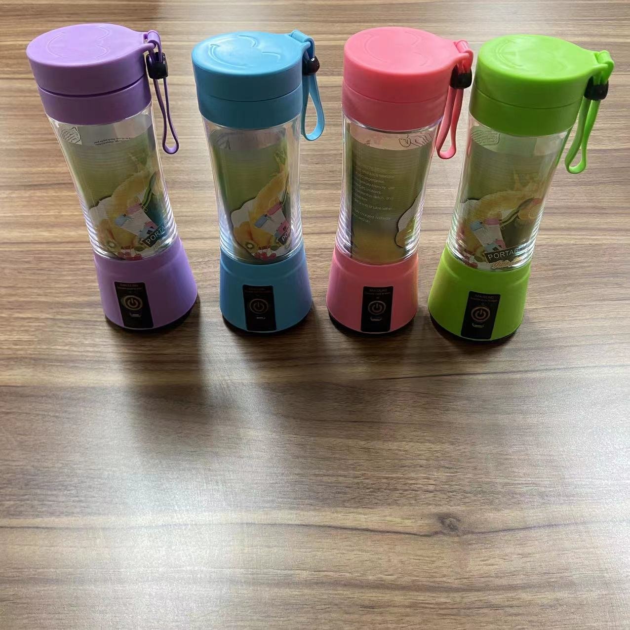 Wholesale Portable Fresh Juice Blender Mini Electric Slow Juicer USB Rechargeable Mixer Bottle Personal Hand 6 Blades For Fruit