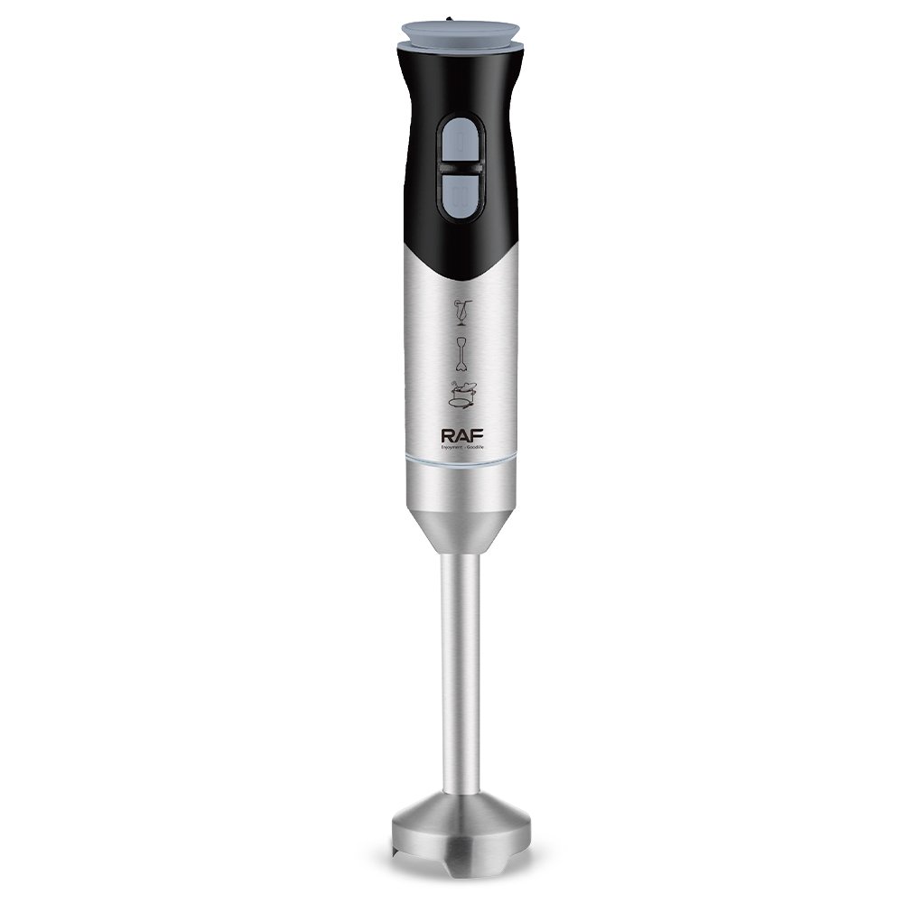 Stainless Steel Electric Immersion Hand Blender 1600 Watt Mixing Speed Easy Control Crush Ice