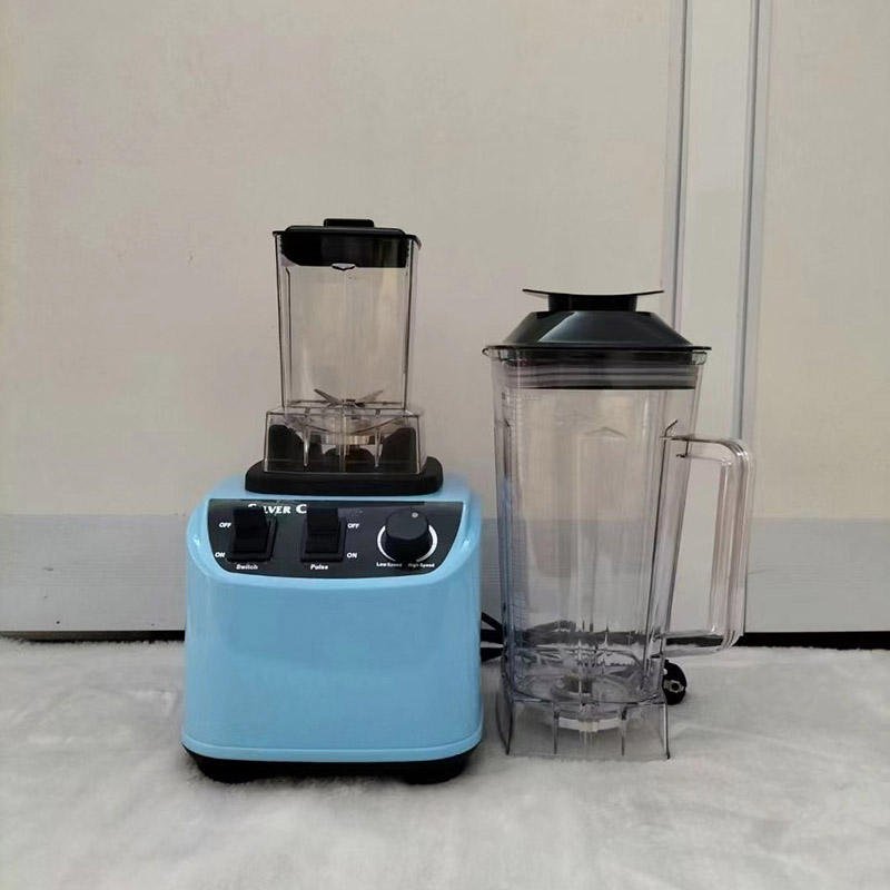 Silver Crest Blender 6000W 2L Large Capacity Commercial With Mixer Grinder Heavy Duty Machine Portable Ice Smoothie Blenders