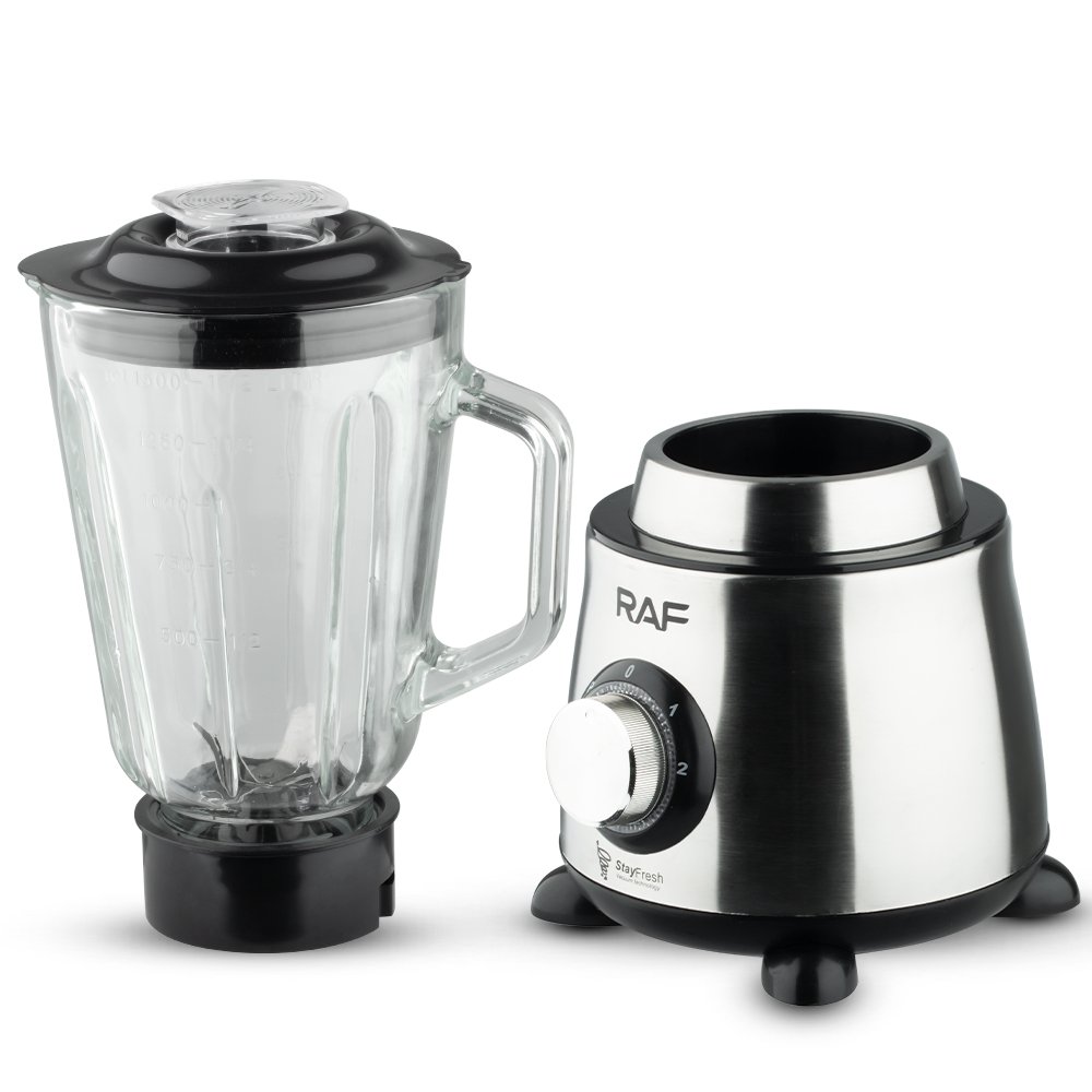 Hot Sale Kitchen Multifunctional 2 In 1 Blender and Juicer 1.5L Stainless Glass Jar for Blender