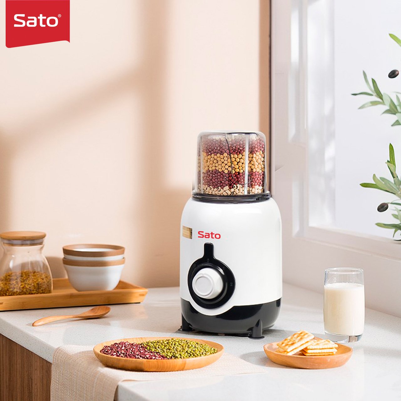 Sato MX8304A multi-function blender luxurious blender, meat grinder and small dry mortarJapan technology