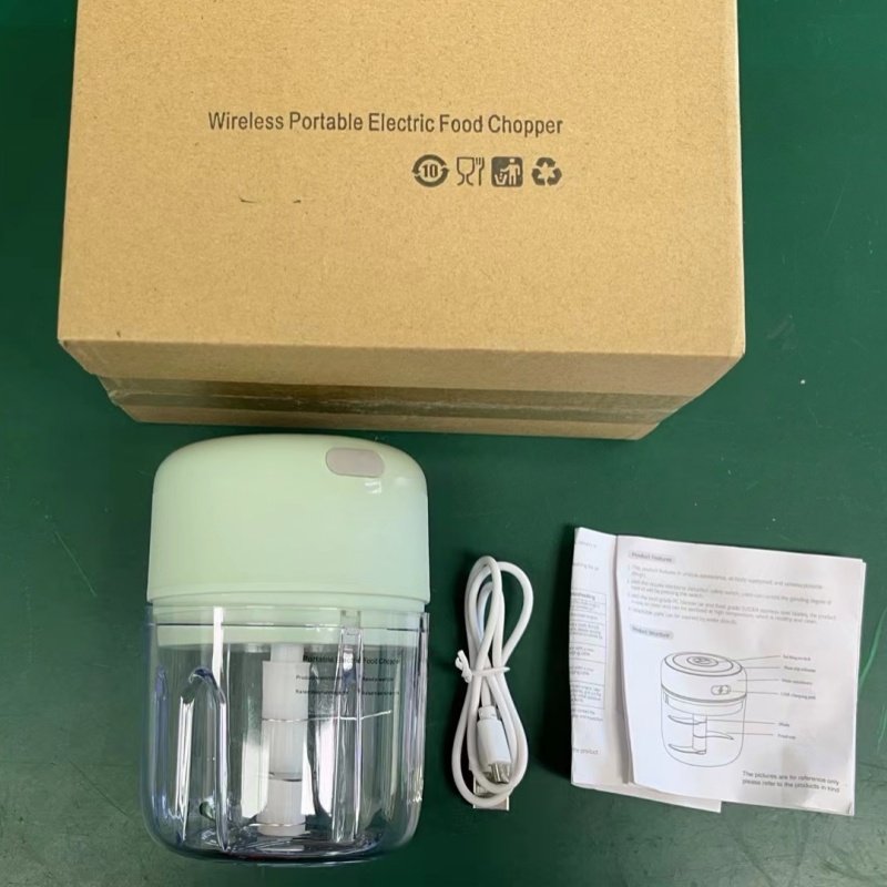 Wireless Portable Food Blender Rechargeable Meat Mincer Mini Spice Chopper