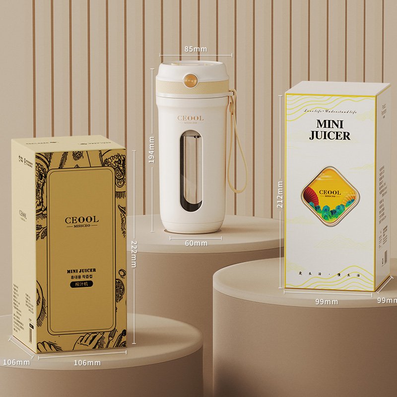 Custom Logo Personal Mini juicer cup 340ML Fruit Ice Mixer Cup Blender USB Charge Juicers
