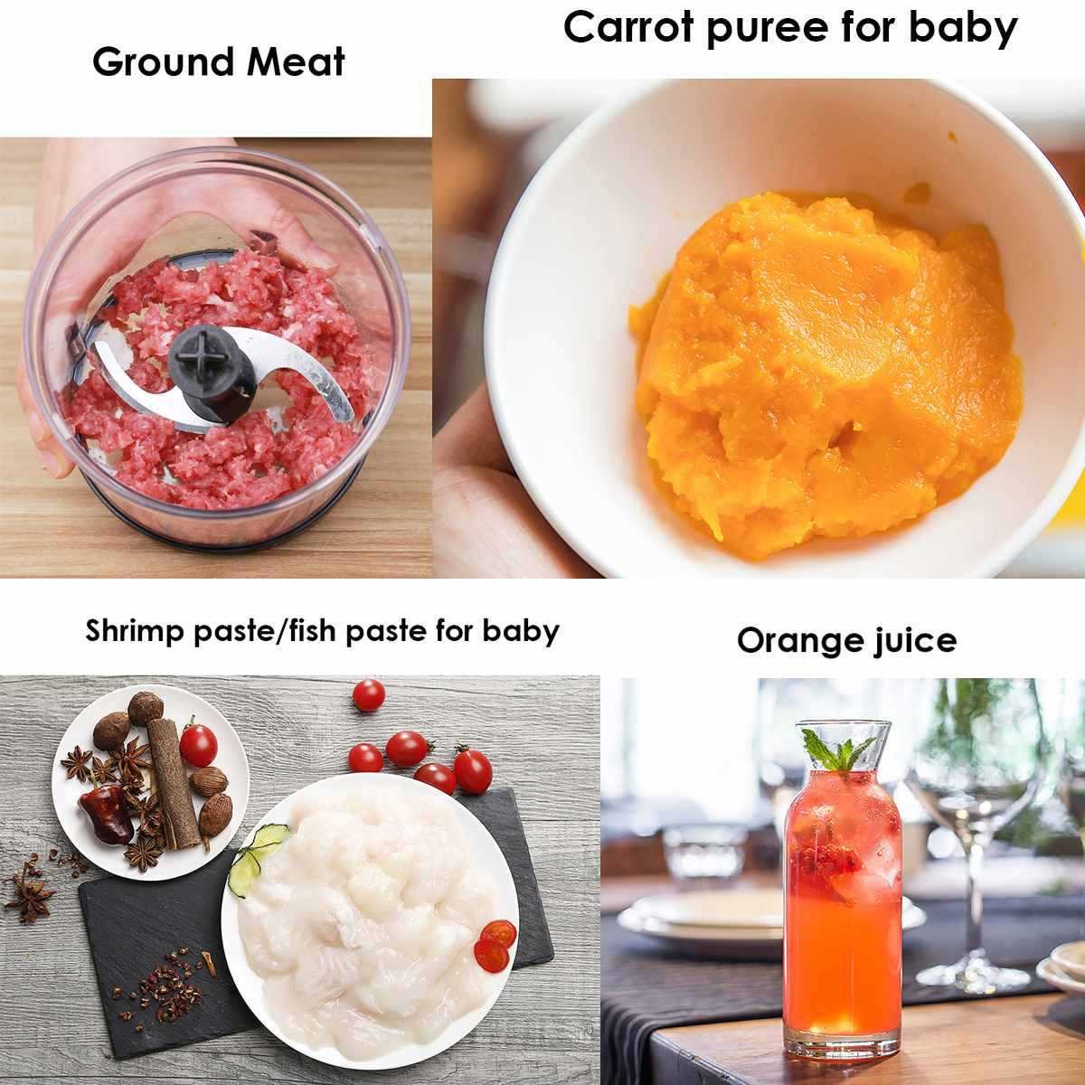 home mixer Mini Grinder Portable 4 in 1 Blender Electric baby food blender food mixer fruit juice blender