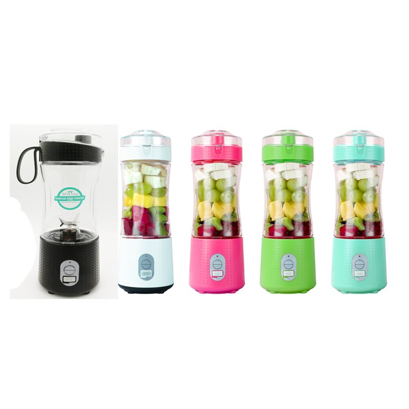 First Piece Special Price 230w 380ml custom plastic electric rechargeable mini portable vacuum food blender mixers cups sets