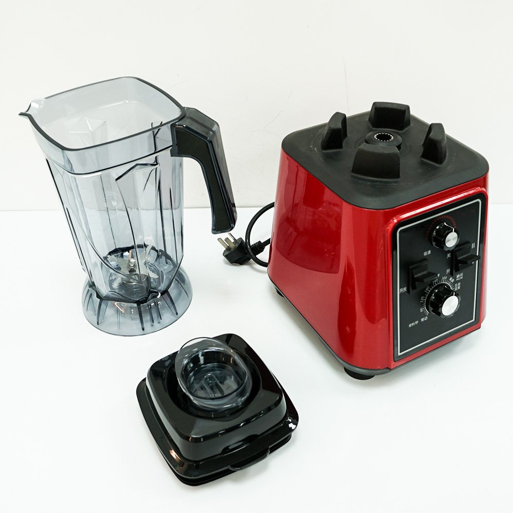 2.5L Commercial ANS-978B 220V Red Blender Professional Juice Blender