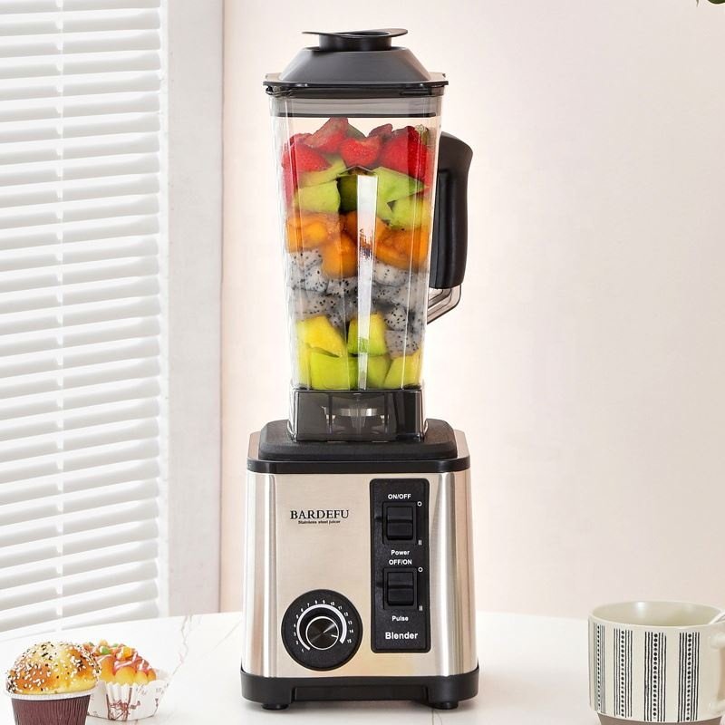 Stainless Steel 3 In 1 2.5L 9500W Commercial Heavy Duty Mixer Grinder Blender Meat Smoothie Multifunctional Blenders And Juicers