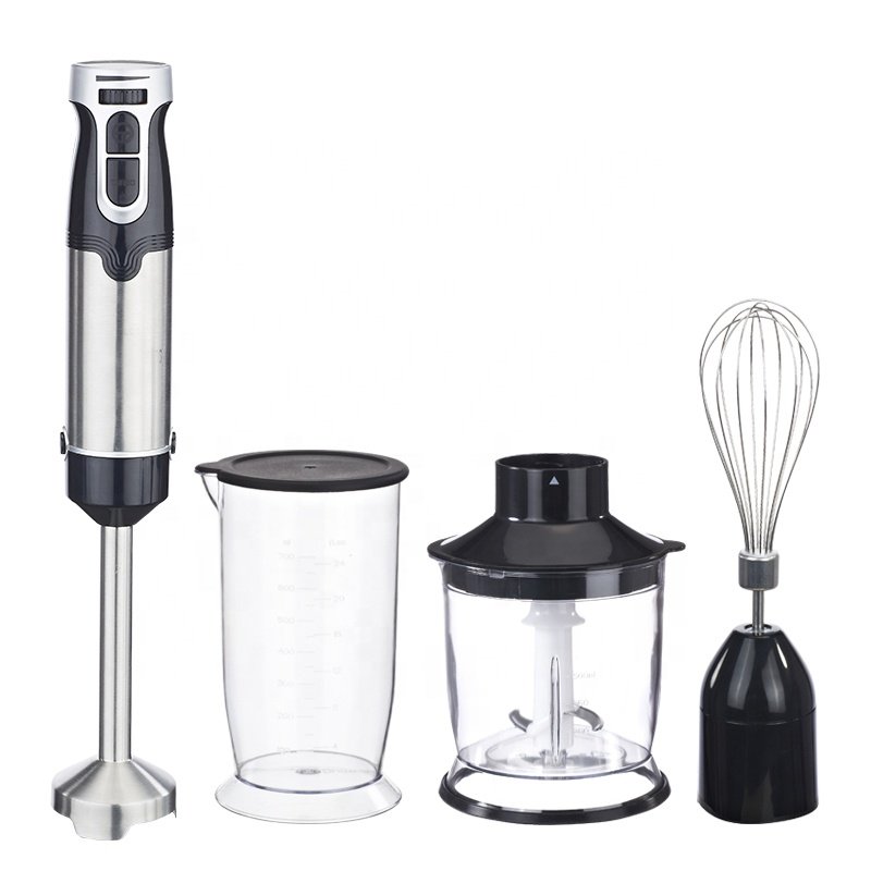 800/1000W LED Electric portable Hand Blender with Stepless Variable Speed stick mixer hand stainless steel handheld blender set