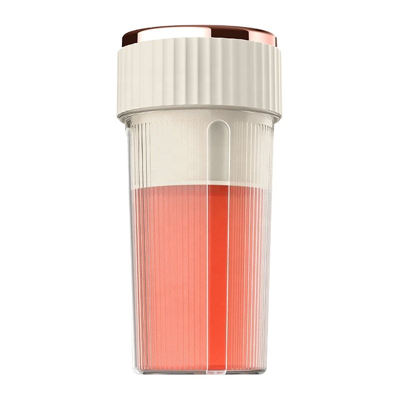 Wholesale Rechargeable Portable Juicer Blender Freshly Squeezed Juice Mixer Personal Safety 6 Blades Mini Juicer