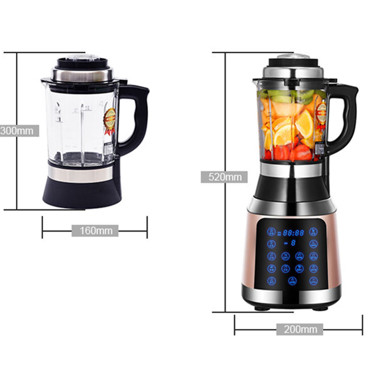 Wholesale heavy duty blander 2 in one blender ice crush high speed power food cooking kitchen juicer blender