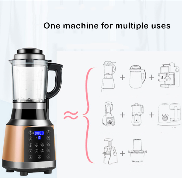 Wholesale heavy duty blander 2 in one blender ice crush high speed power food cooking kitchen juicer blender